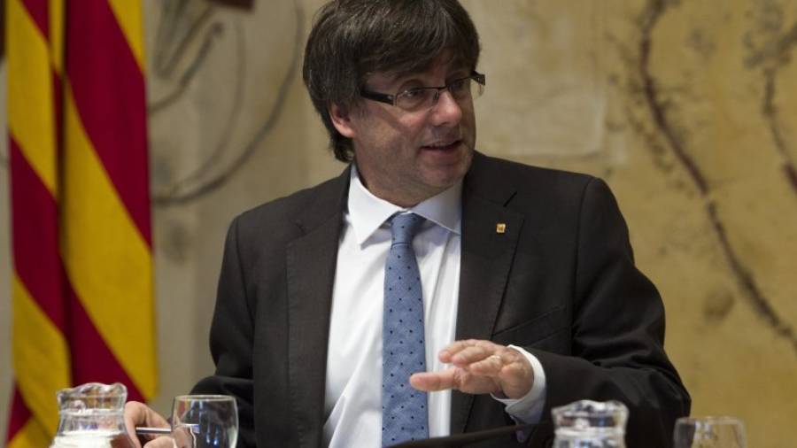 CarlesPuigdemont, president de la Generalitat de Ctalunya. Foto: EFE