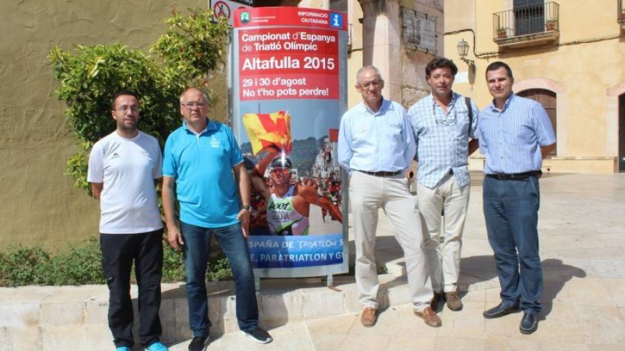 La presentación ayer del Campeonato de España tuvo lugar en el Ayuntamiento de Altafulla. Foto: cedida