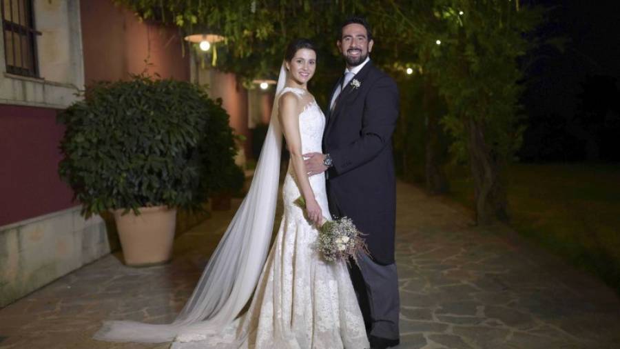 La imatge de la boda difosa per la mateixa Arrimades a través d'Instagram.