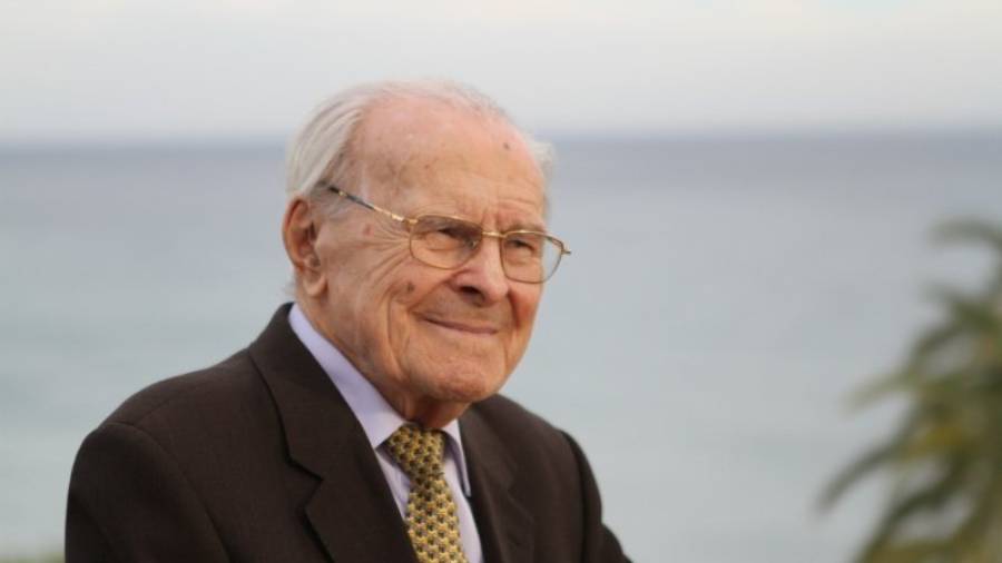Pere Godall, a sus 93 años, presentará mañana miércoles sus memorias. FOTO: CEDIDA