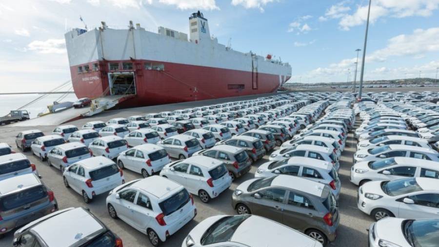 Los fabricantes coreanos Kia y Hyundai han copado hasta el momento el tráfico de vehículos en el Port. Foto:DT