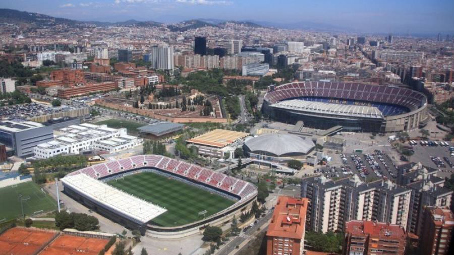 Vista aèria del Camp Nou. Foto: ACN