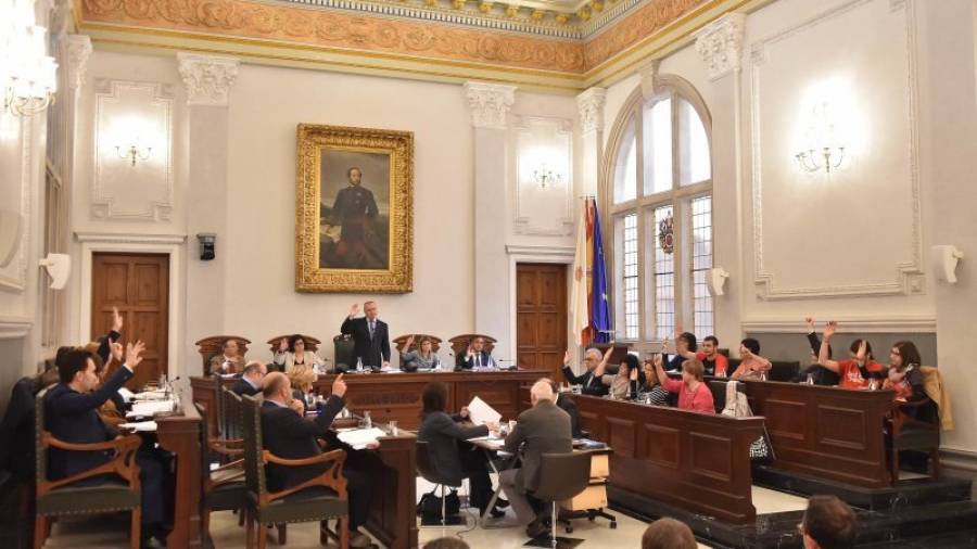 Imagen del pleno celebrado el pasado viernes en el Ayuntamiento de Reus. Foto: Alfredo González