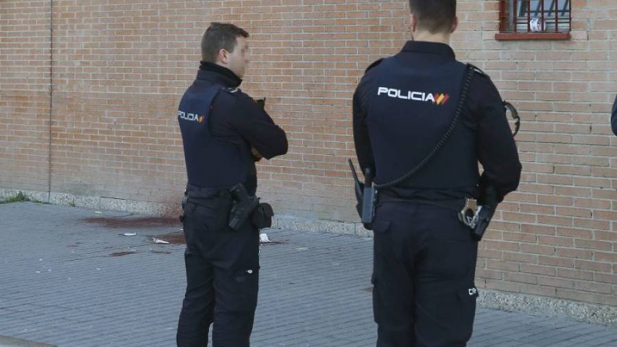 Una mujer de 24 años con cuatro heridas de arma blanca ha caído por una ventana desde una altura de cinco metros en el barrio de Usera de Madrid. EFE