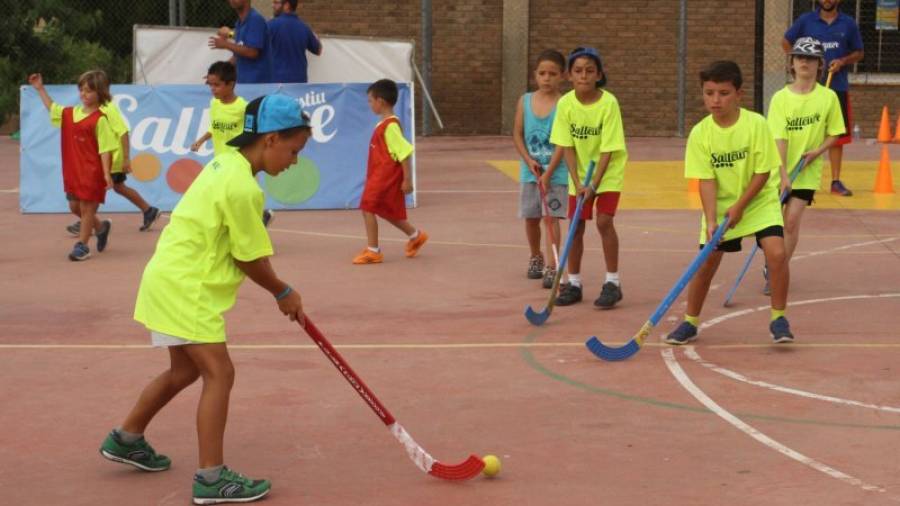 El deporte centra buena parte del programa de actividades del campus de La Salle. Foto: Lluís Milián
