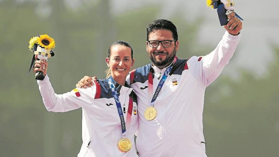 &nbsp;Alberto Fernández y Fátima Gálvez fueron el primer oro español en tiro olímpico. EFE