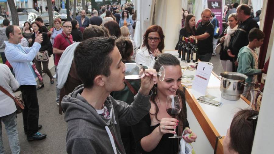 Los tarraconenses volverán a disfrutar del vino en la Rambla. Foto: Pere Ferré/DT