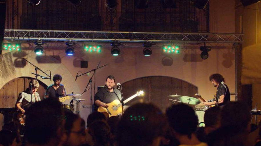 El grup Satèl·lit en la seva actuació al festival. Foto: CEDIDA