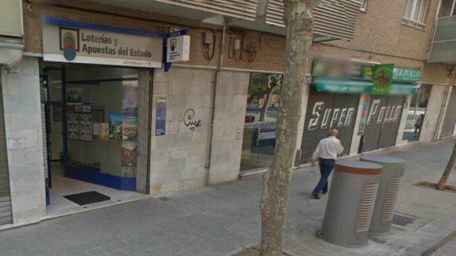 Administración nº 10 de Reus, en la Avinguda Països Catañans. Foto: Google Street View