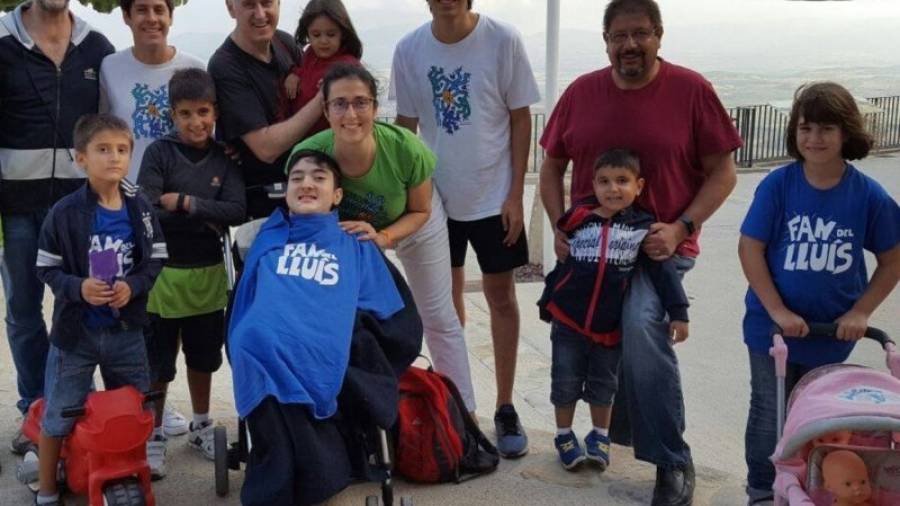 Lluís Boada tiene 14 años y es de Valls. Sufre una enfermedad rara que sólo padecen ocho niños en España y 50 en todo el mundo. Foto: dt