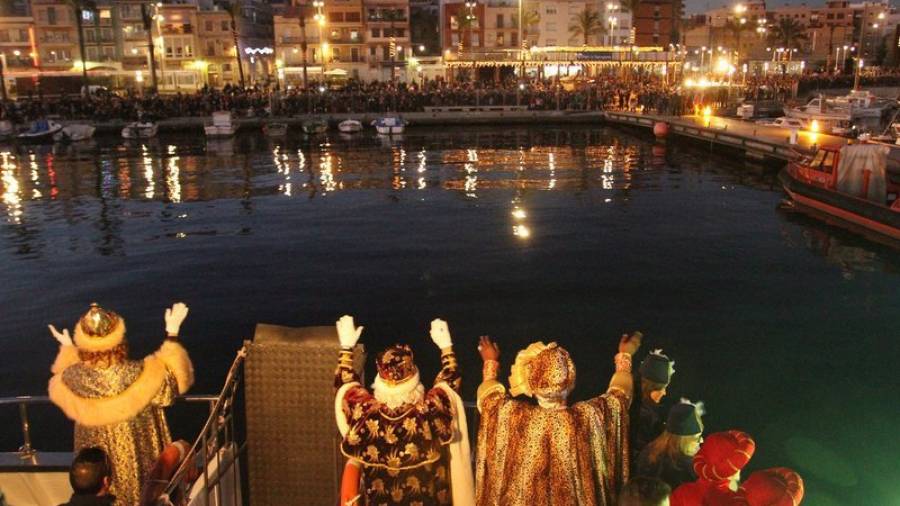 Imagen de archivo de la llegada de los Reyes en Tarragona. Foto: Lluís Milián