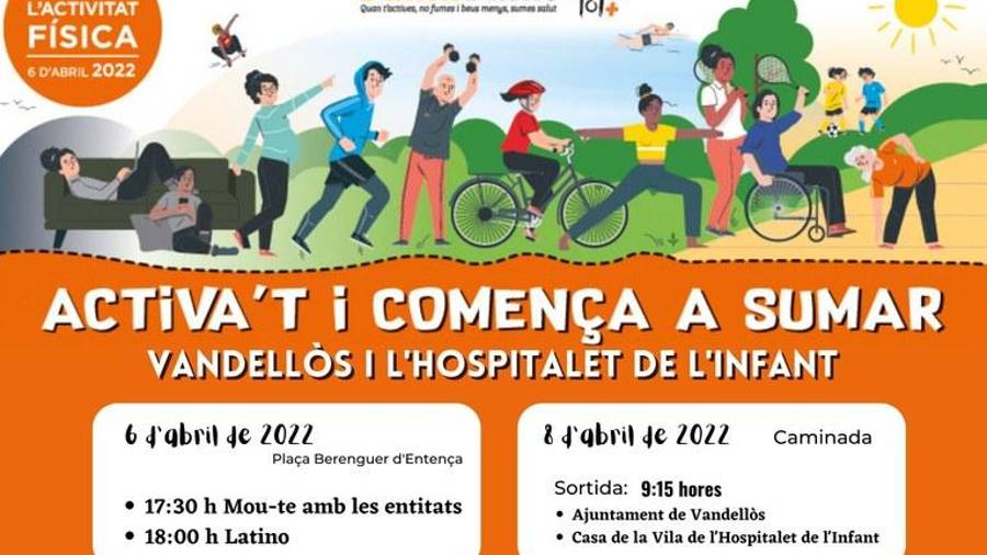 Vandellòs i l’Hospitalet de l’Infant celebran el Dia Mundial de l’Activitat Física