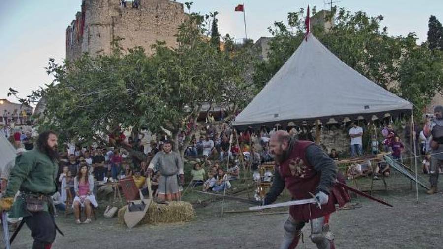 La fiesta muestra c&oacute;mo eran los combates medievales. 