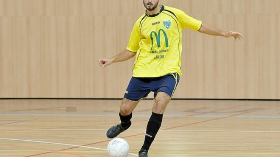 Un jugador del Salou FS, en una imagen de archivo. Foto: Andrés Antúnez