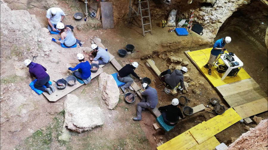 Excavaciones en la Sima del Elefante, Atapuerca, en una imagen de archivo. FOTO: IPHES