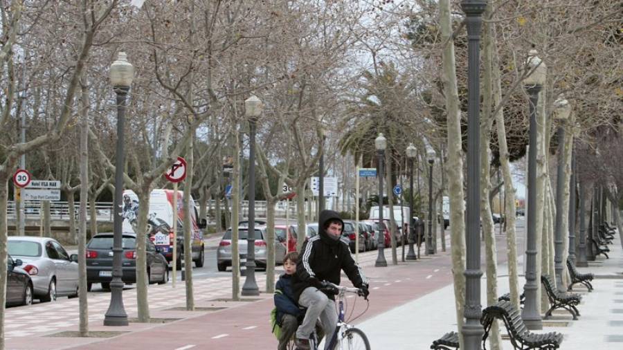 Cambrils pretende ampliar la red de carril bici para fomentarla como medio de transporte. Foto: Pere Ferré / DT