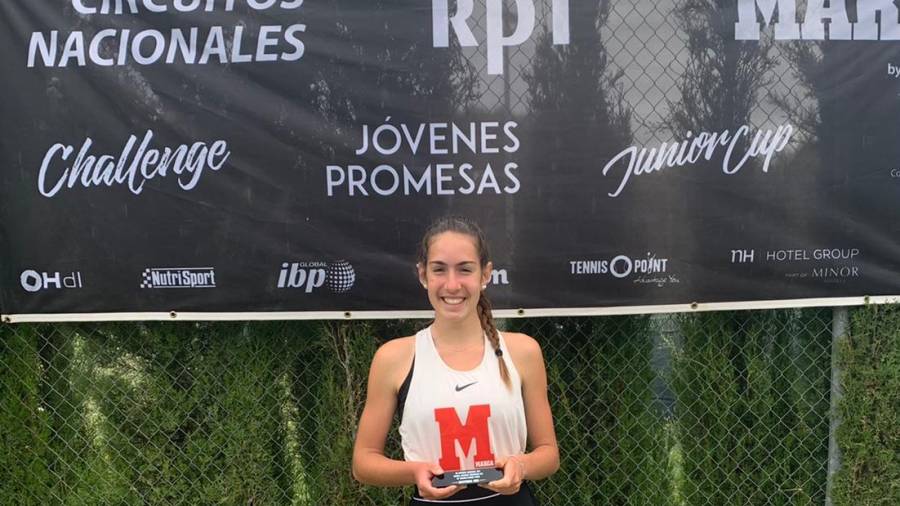 Anna Ortiz gana el torneo nacional 'Marca Jóvenes Promesas' de tenis