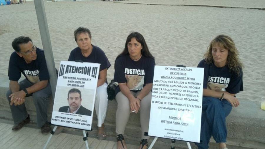 Los familiares del joven fallecido realizaron campañas para pedir la condena del agresor. Foto: DT
