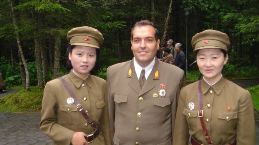 Alejandro Cao de Benós, ambaixador de Corea de Nord a l'exterior, en una imatge d'arxiu cedida per ell mateix. Foto: ACN