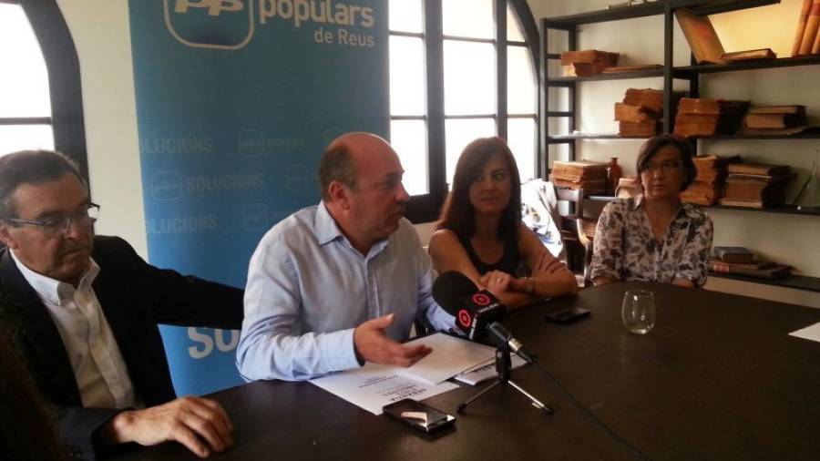 El Partit Popular de Reus ha presentat les mesures econòmiques del seu programa electoral. Foto: ACN