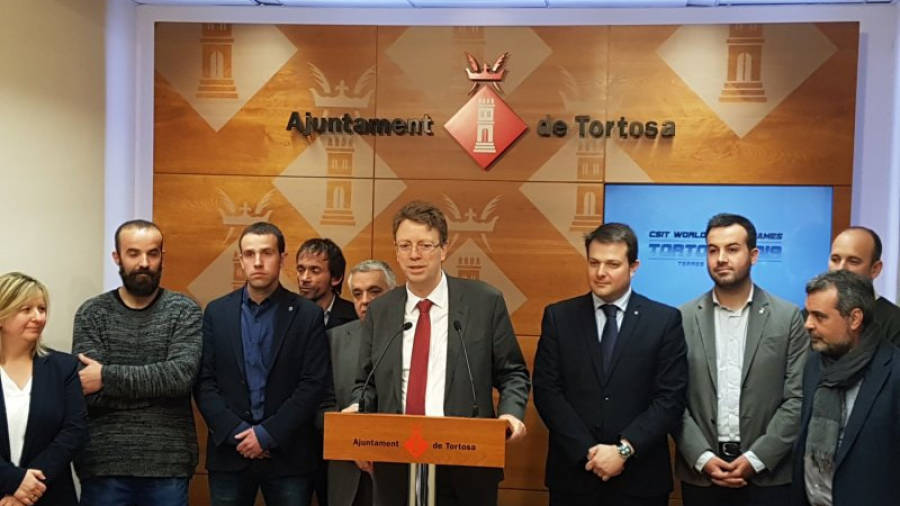 Imagen de la presentación de la candidatura de Tortosa a ser sede de los CSIT World Sport Games. Foto: Ajuntament de Tortosa