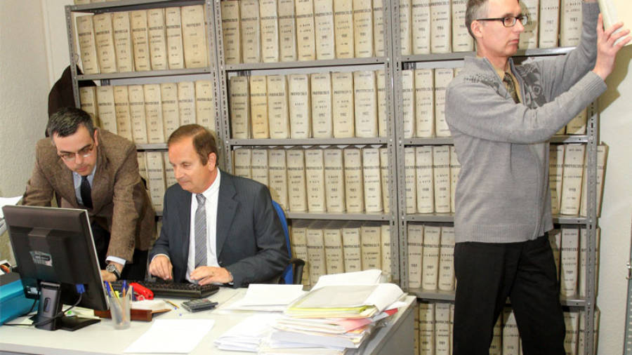 Una de las notarías ubicadas en Tarragona que certifican la subida de las renuncias a herencias. Foto: Lluís Milián