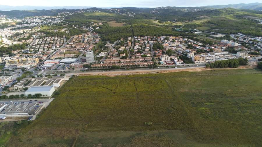 La plan adel Castell de Cunit.