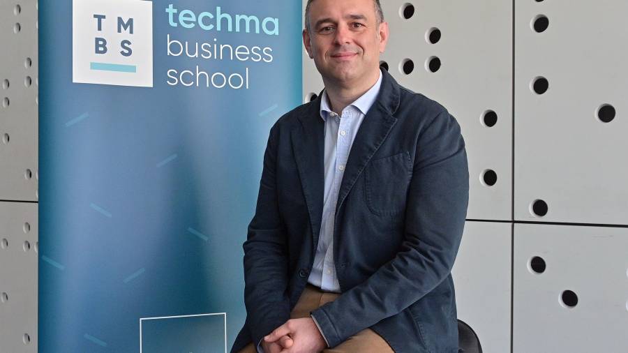 Xavier Fernandez Taberner es uno de los nuevos profesores de Techma Business School, en Reus. Foto: Alfredo González.