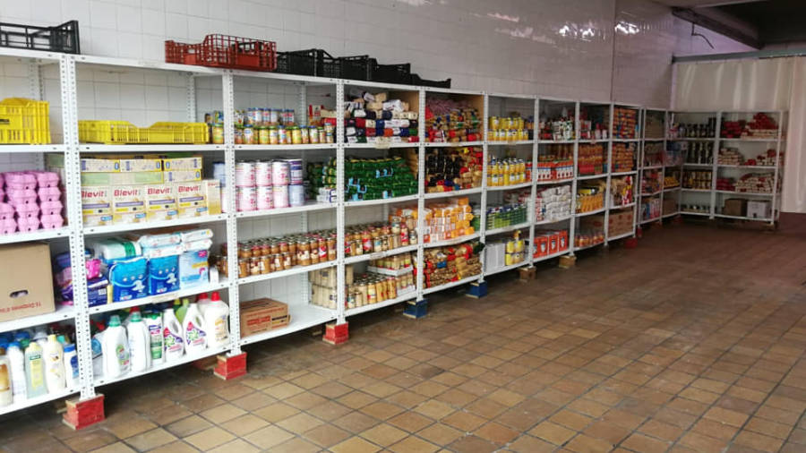 El Centro de Distribuci&oacute;n de Alimentos de C&aacute;ritas.