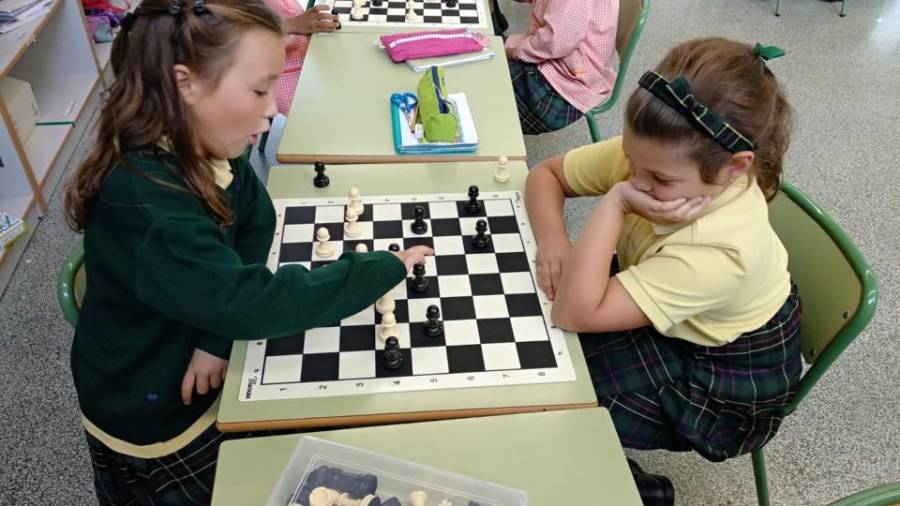 El ajedrez tiene mucha aceptaci&oacute;n en la escuela.
