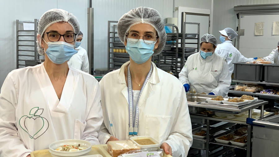 Imagen de los menús elaborados para los enfermos de Covid-19 en los hospitales Arnau de Vilanoca y Sata Maria de Lleida. ACN