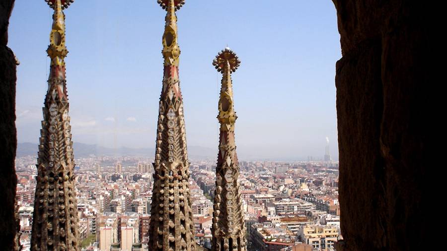 Detall de la Sagrada Fam&iacute;lia a Barcelona. FOTO: FREEPIK