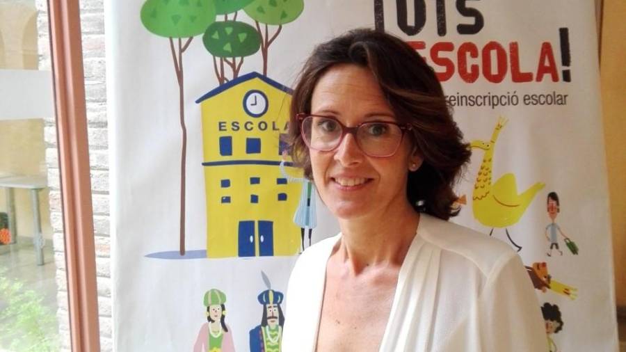 Imagen de la nueva directora del Institut Municipal d’Educació (IMET), Clàudia Aznar. FOTO: CEDIDA
