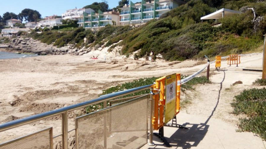 L'Ajuntament de Salou ha prohibit l'accés a la platja per precaució