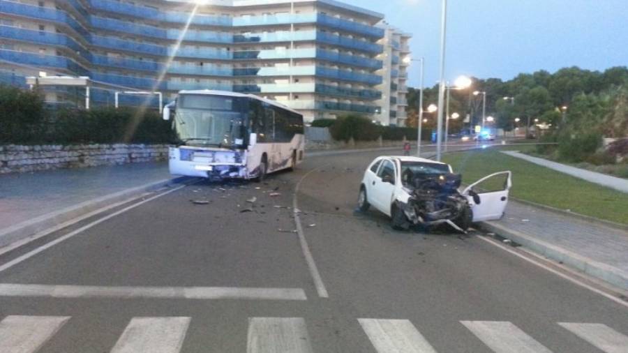 L'accident ha tingut lloc a l'Avinguda Pau Casals. Foto: cedida