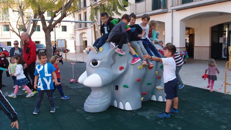 La ampliaciÃ³n ha sido acertada, tras comprobar el gran nÃºmero de niÃ±os que lo estrenaron. FOTO: JOAN BORONAT