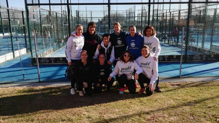Equipo femenino  del CT Reus Monterols.