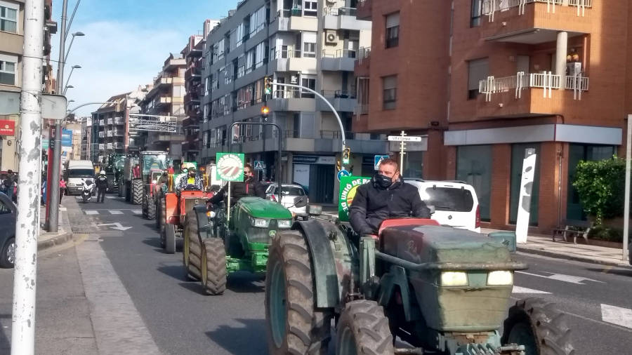 A Tortosa. Foto: Unió de Pagesos