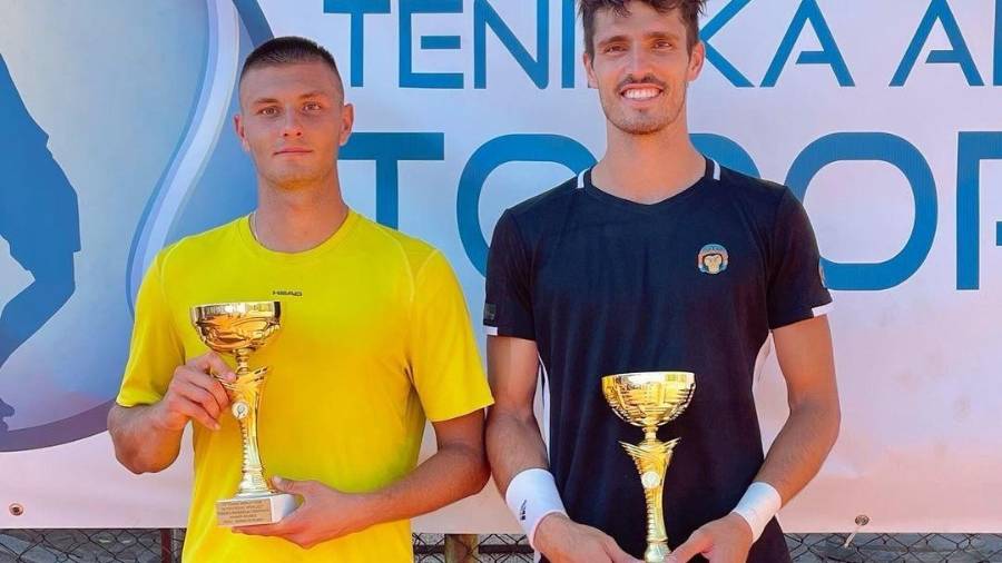 Oleksandr Ovcharenko y David Jordà. FOTO: Cedida