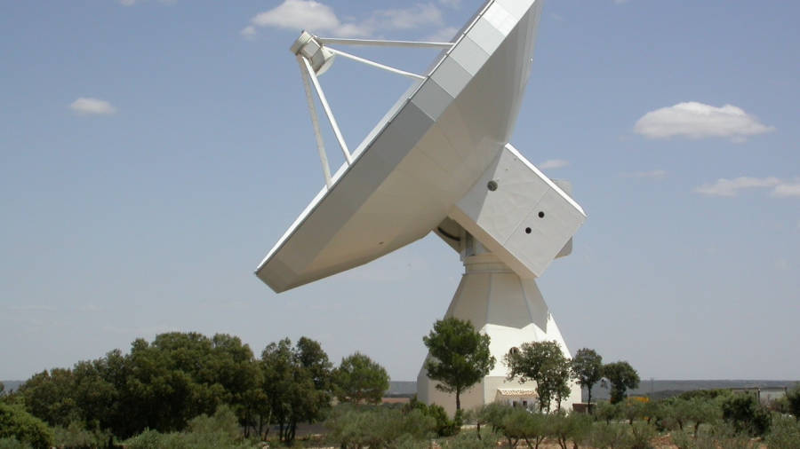 El radiotelescopio de Yebes (Guadalajara) es uno de los que se ha usado para las observaciones. FOTO: DT