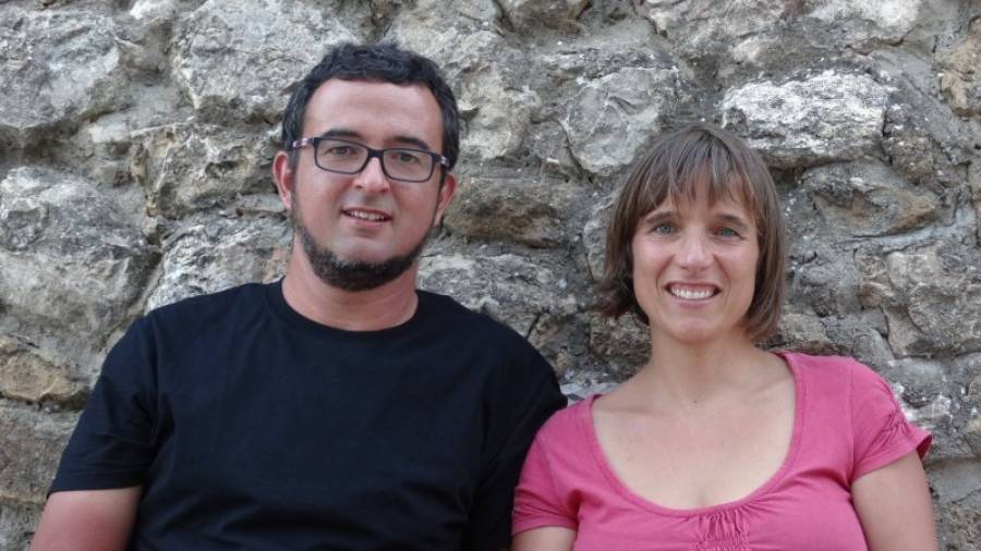 Gerard Galofré i Sara Batalla, els promotors del projecte Estol Verd. Foto: cedida