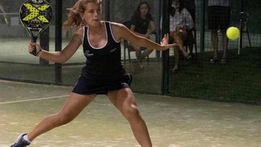 Maria Freixas durante un torneo. FOTO: CT Reus Monterols