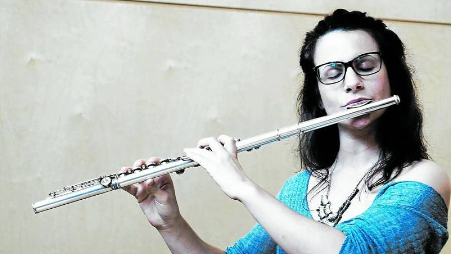 Neus Plana es licenciada en psicología e intérprete de flauta travesera. Foto: A. miranda