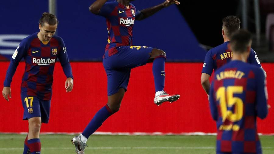El delantero del FC Barcelona, Ansu Fati.