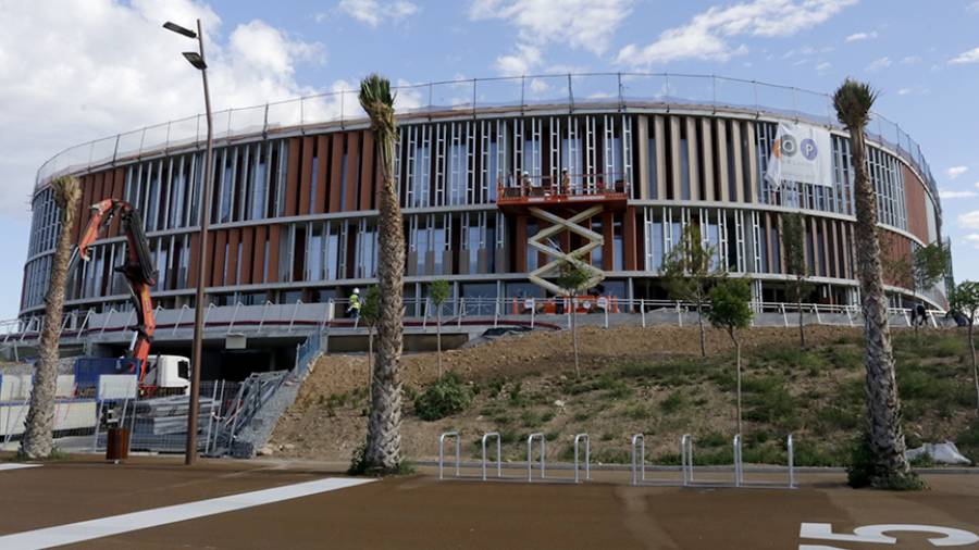 El nuevo palau d'Esports, con capacidad para 5.000 espectadores. 