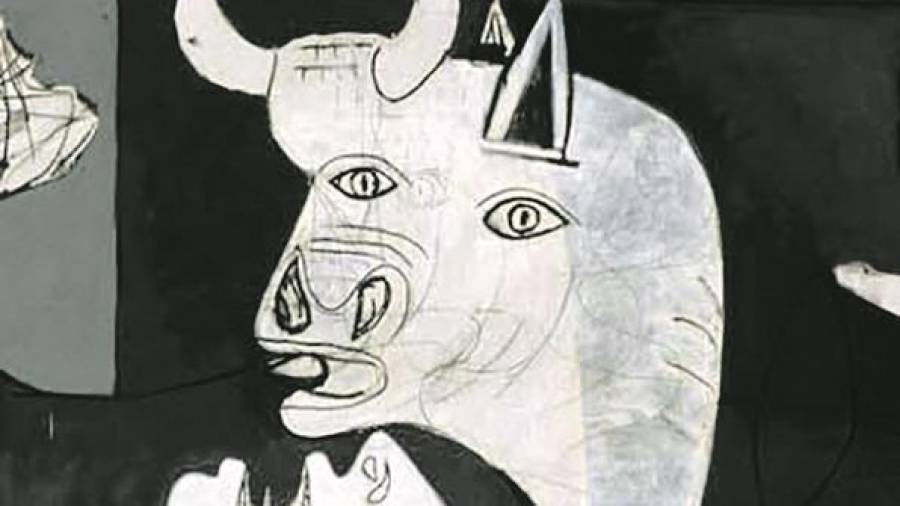 Detall del 'Guernica', de Picasso.