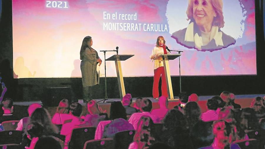 A la primera jornada, el FIC-CAT va retre un homenatge a l’actriu Montserrat Carulla. Foto: Pere Ferré