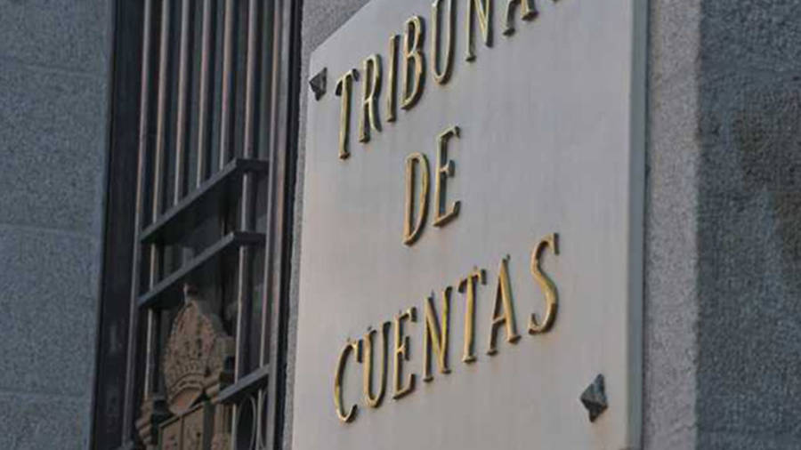 Imagen de la entrada del Tribunal de Cuentas. FOTO: TCU.ES