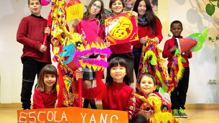 Los alumnos de la escuela de chino de Tarragona tambiÃ©n participarÃ¡n en el desfile del domingo. FOTO: DT