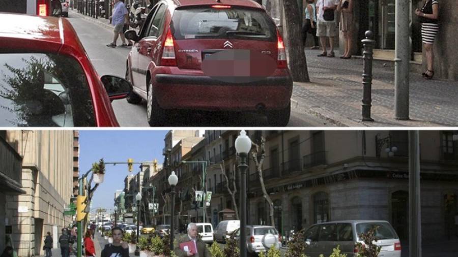 Una Rambla Vella más peatonal: Aceras más anchas y reducción de carriles
